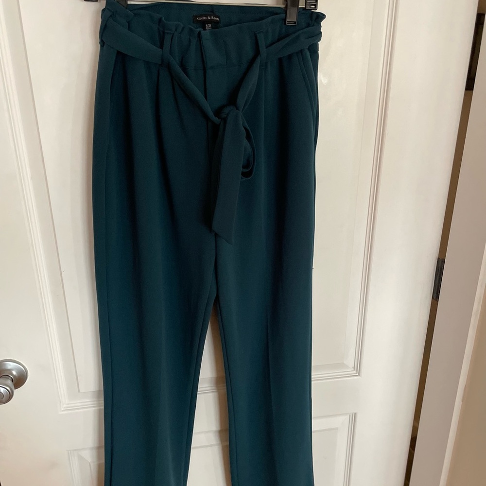 Chic Teal Women's Trousers